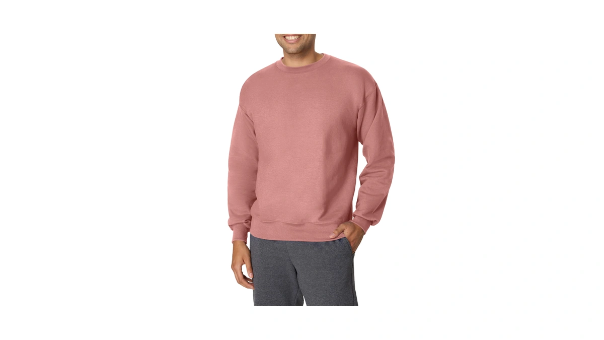 Hanes Men's Sweatshirt, Heavyweight Fleece Sweatshirt, Crewneck Pullover For Men