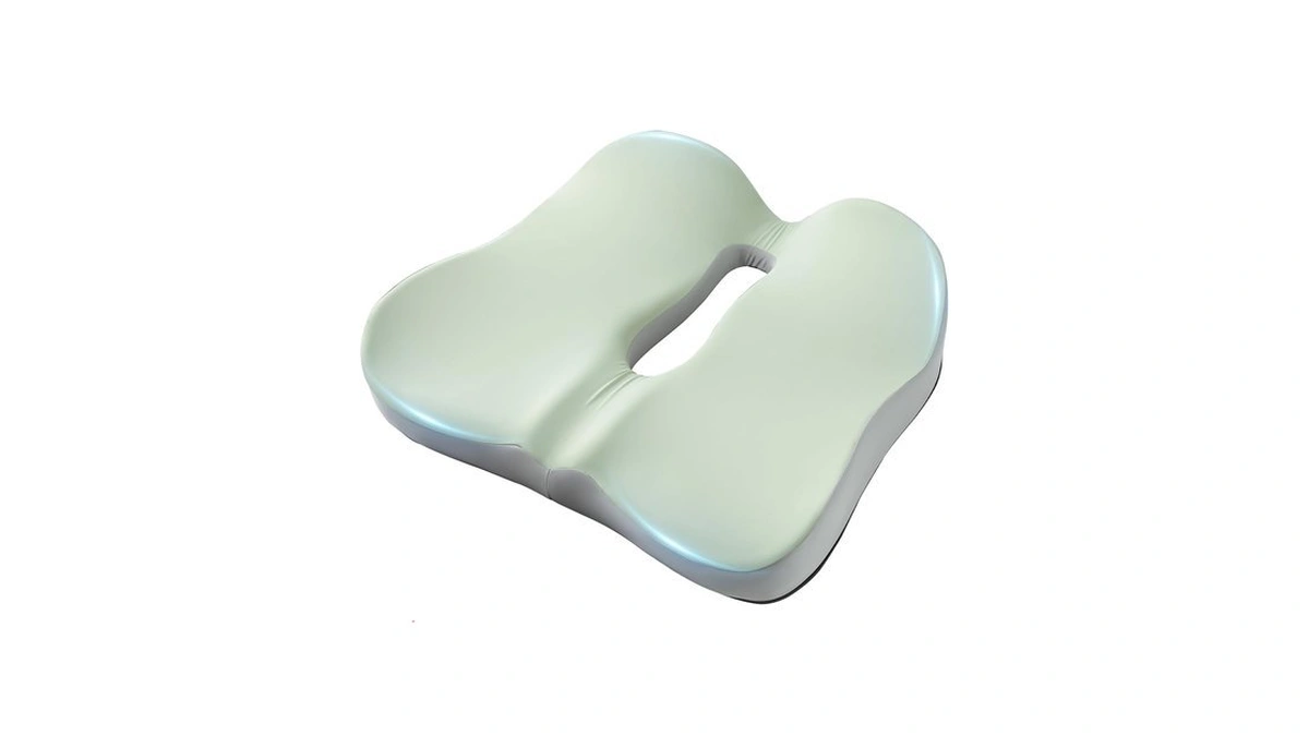 Sherest Seat Cushion, Ergonomic Memory Foam Cooling Cushion, Pressure Relief