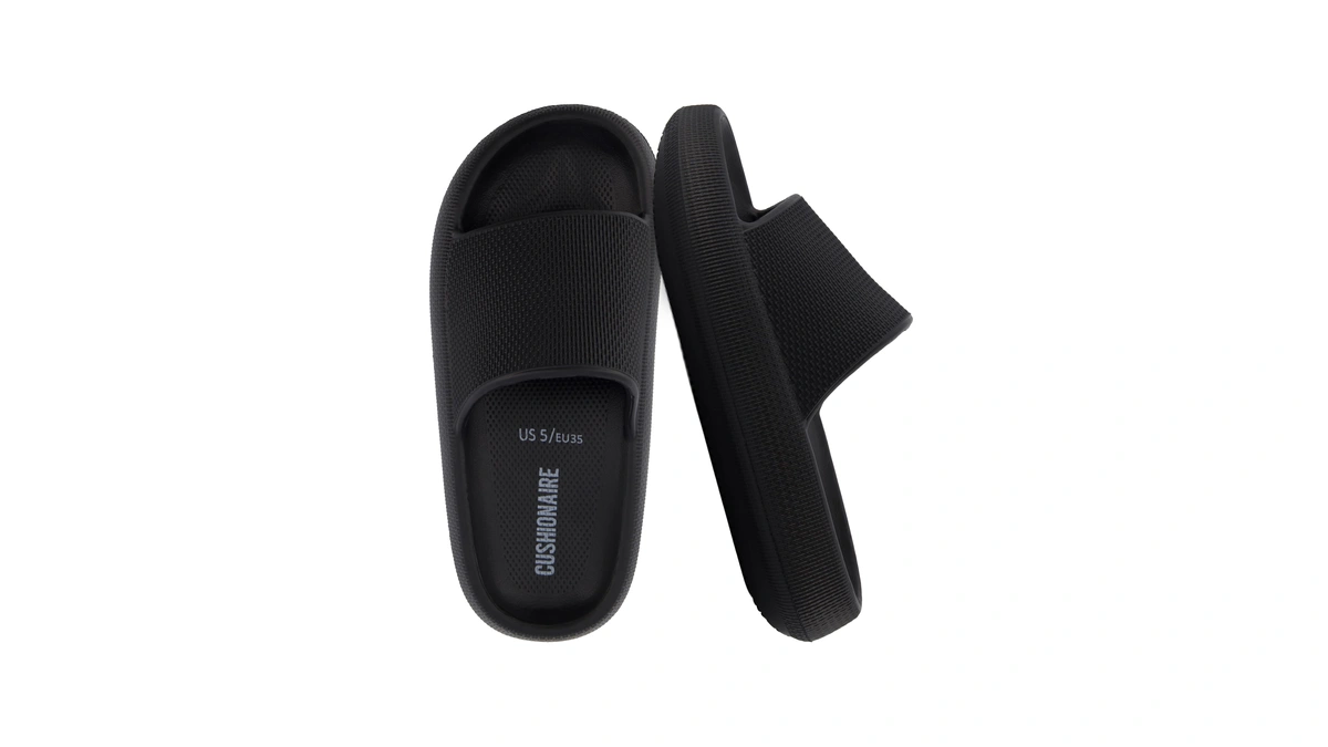 Cushionaire Feather Eva Slides For Women – Comfortable Slip On