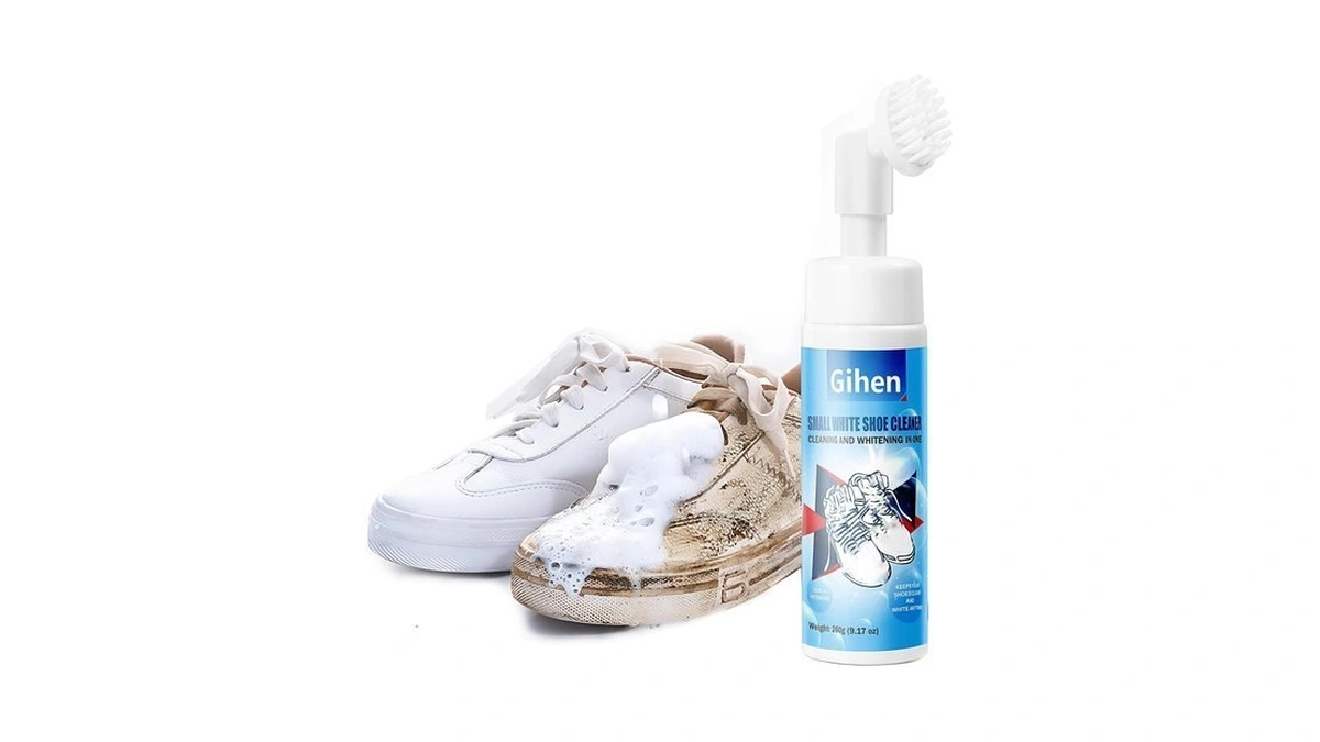 Gihen Shoe Cleaner Kits (9.17 Oz), Water-free Foam Shoe Cleaner