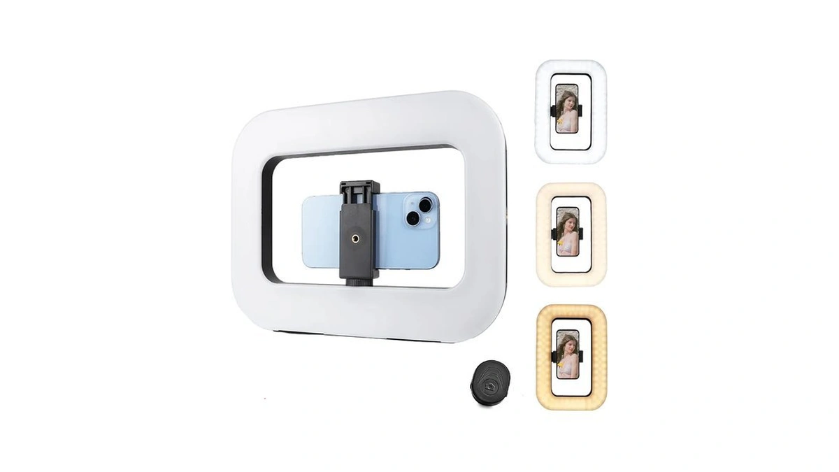 Wbloomsi Ring Light For Phone With Video Rig, Led Video