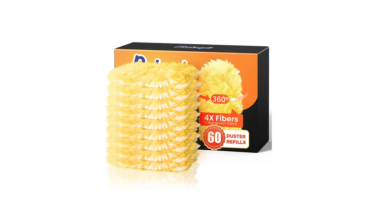 60 Count Heavy Duty Duster Refills For Swiffer, Multisurface 360°