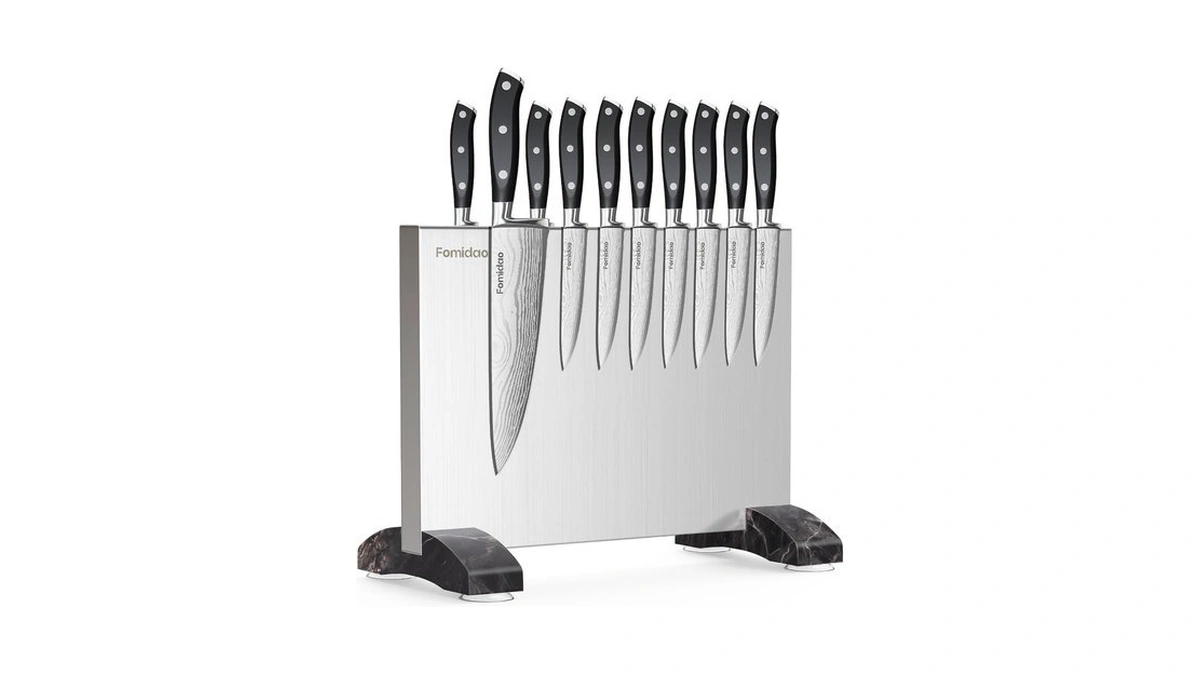Fomidao Magnetic Knife Holder Block,double Sided Magnetic Knife Stand For