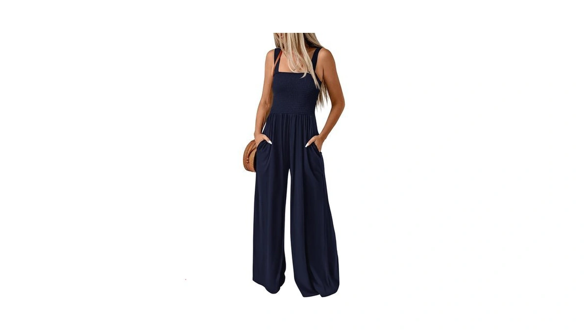 Kirundo Summer Jumpsuits For Women 2026(navy, M)