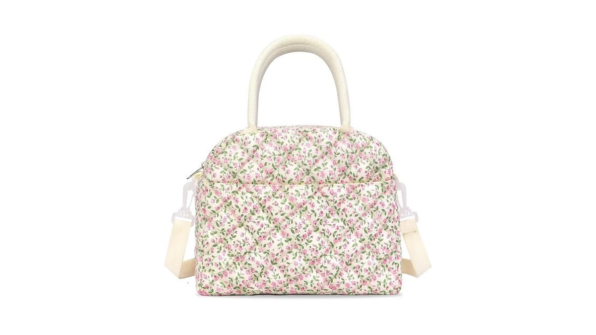 Seegu Lunch Box For Women, Pink Insulated Lunch Bag, Large