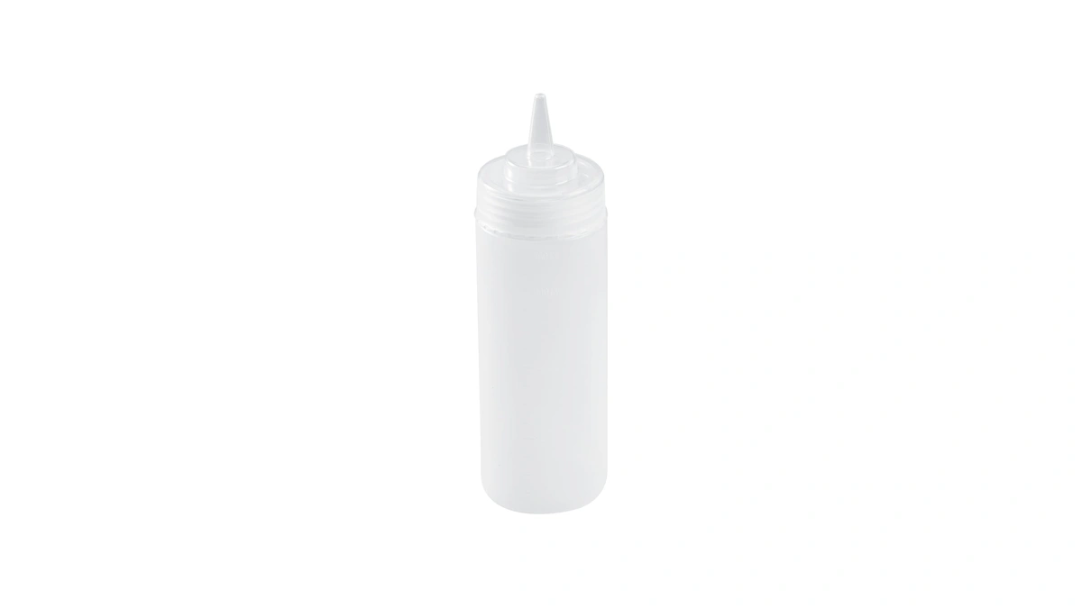 Restaurantware 12 Ounce Condiment Squeeze Bottle 1 With Lid Plastic