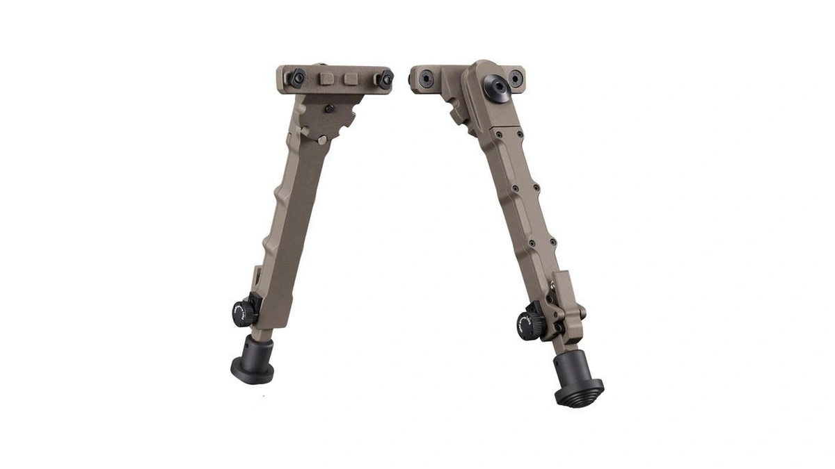 Midten Rifle Bipod Aluminum Compatible With M-rail Bipods For Rifles