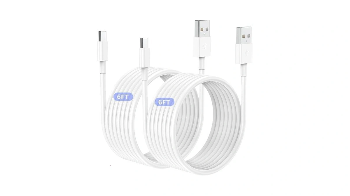 2pack 6ft Car Carplay Cable For Apple Iphone 17 Pro
