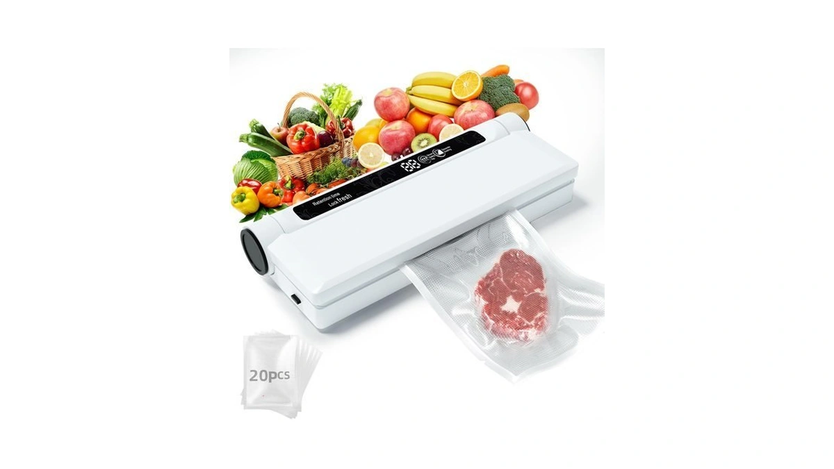 Compact Vacuum Sealer For Food, 75kpa Food Sealer Machine