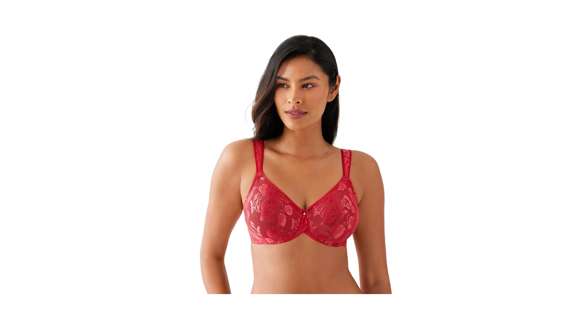Wacoal Women's Awareness Full Figure Underwire Bra Equestrian Red 34dd