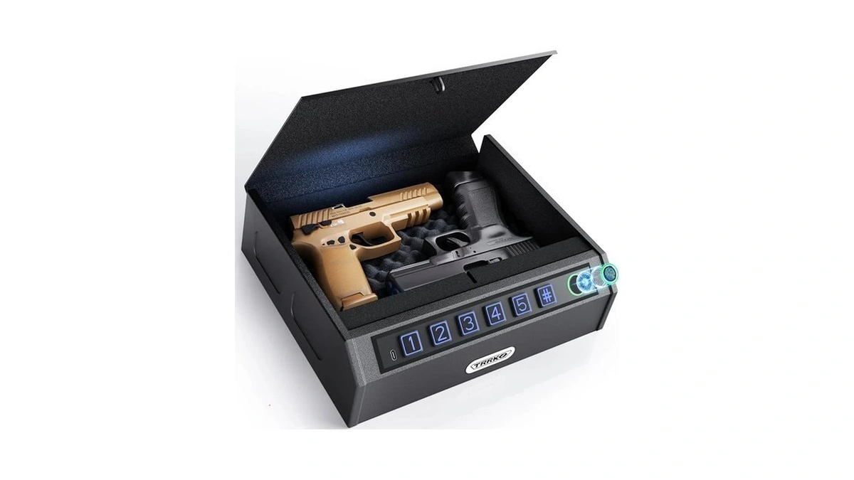 Amazon code: Trrko Gun Safe For Handgun - Biometric G