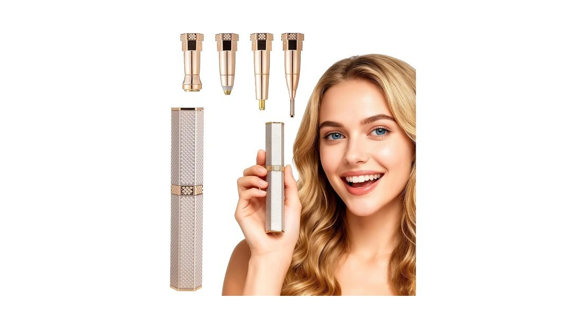Serfoxd Facial Hair Remover For Women Face, 4 In 1