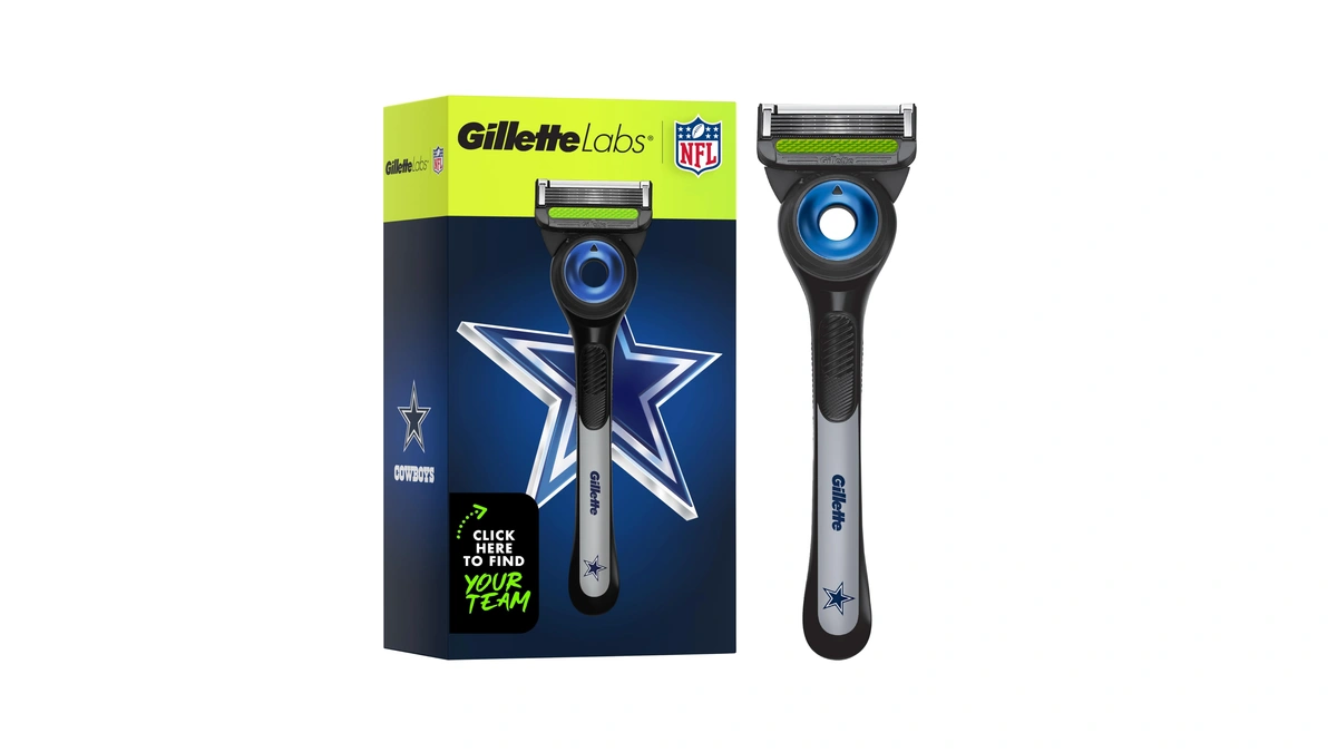 Gillette Labs Special Nfl Cowboys Edition Shaving Razor For Men