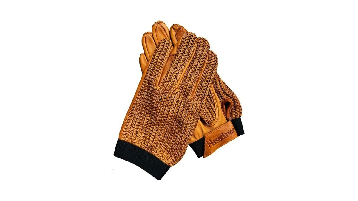Harssidanzar Mens Leather Equestrian Gloves, Horse Riding Gloves For Men