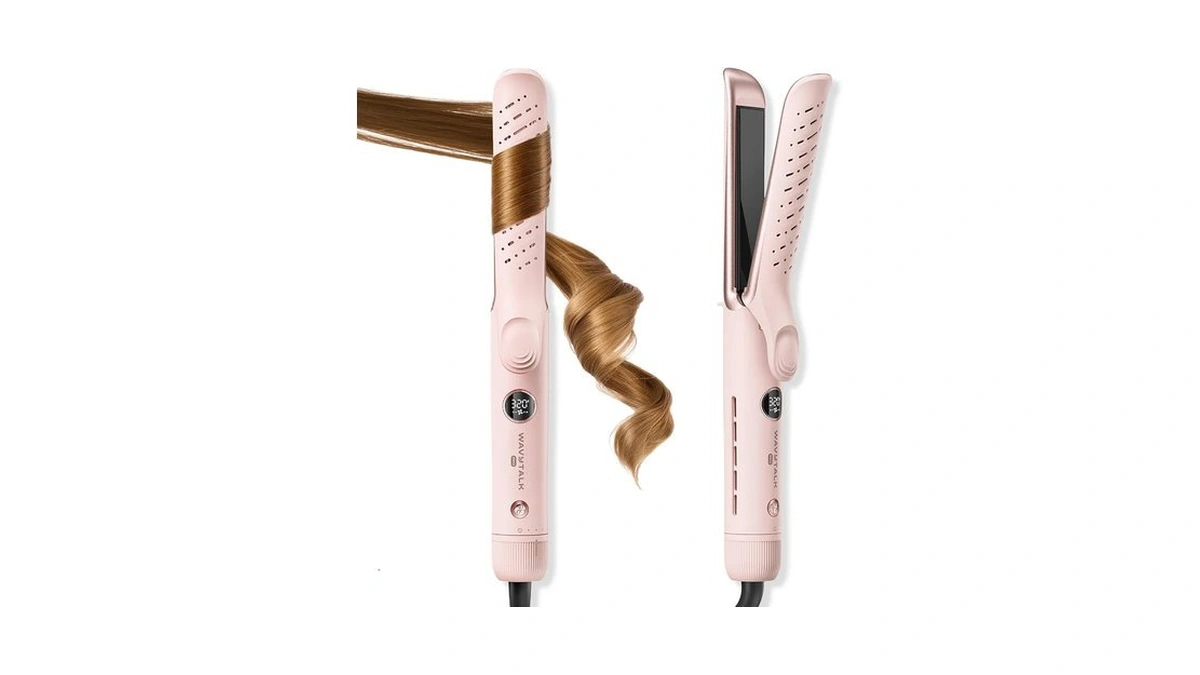 Wavytalk Airflow Styler Whirlwind Curl 2 In 1 Straightener Curler