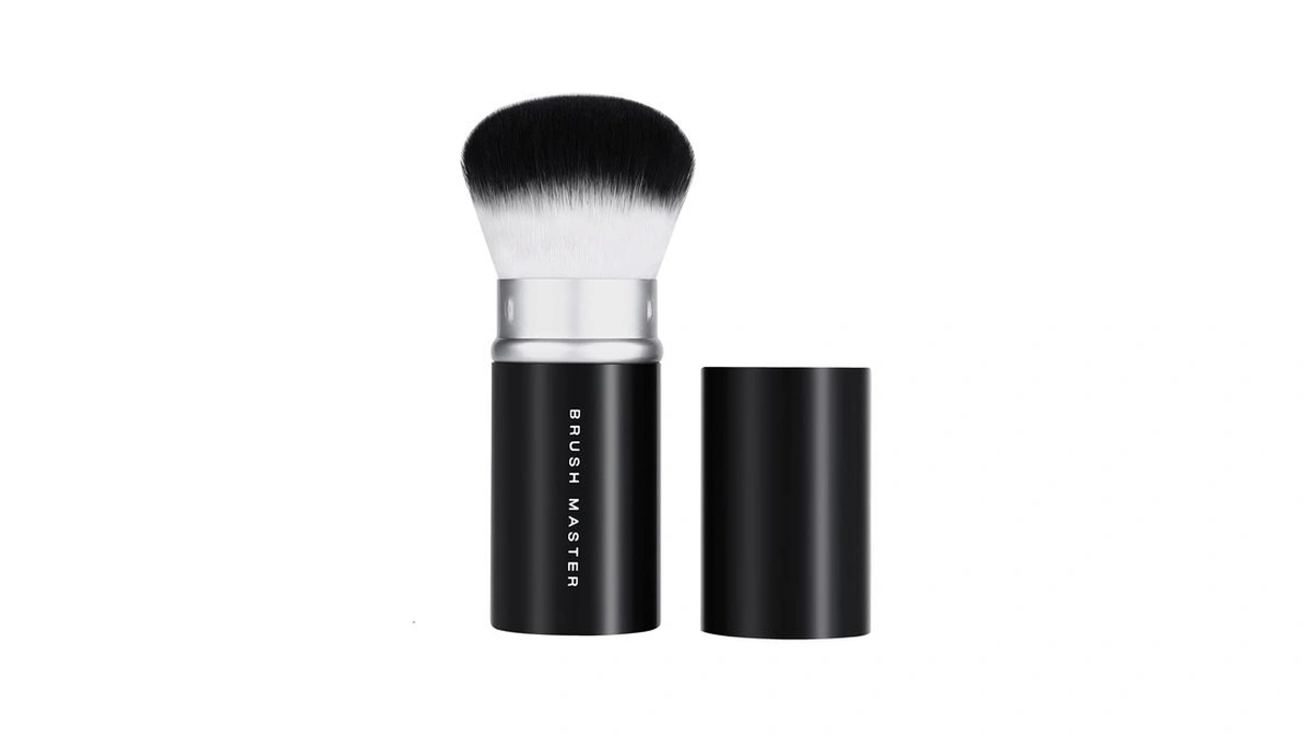 Brush Master Retractable Kabuki Makeup Brush For Blush, Bronzer, Foundation,