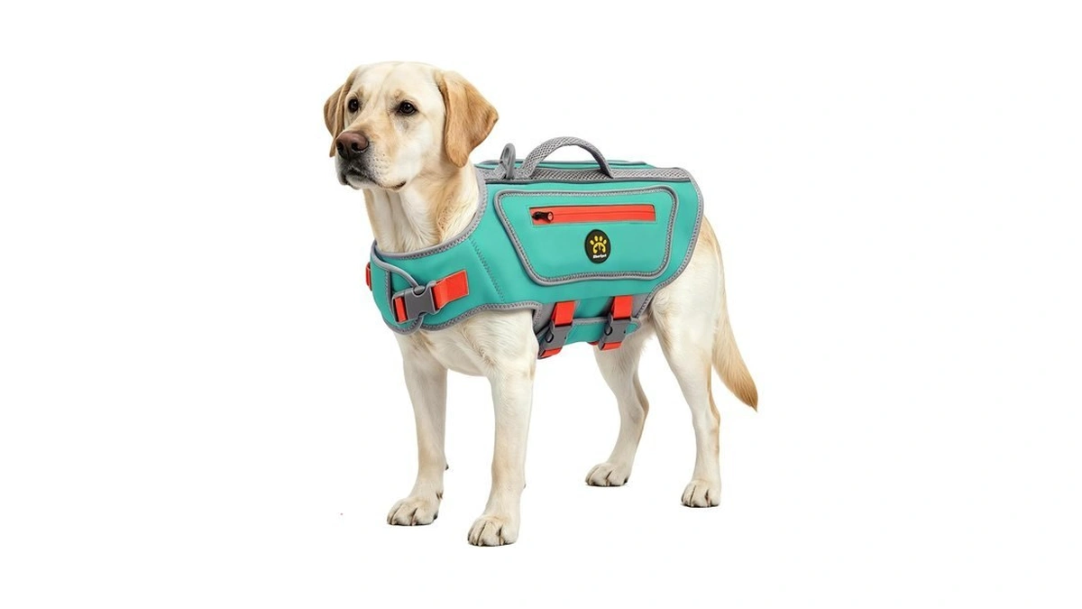 Sheripet Life Jacket For Dogs, High Flotation Pet Swim Vest
