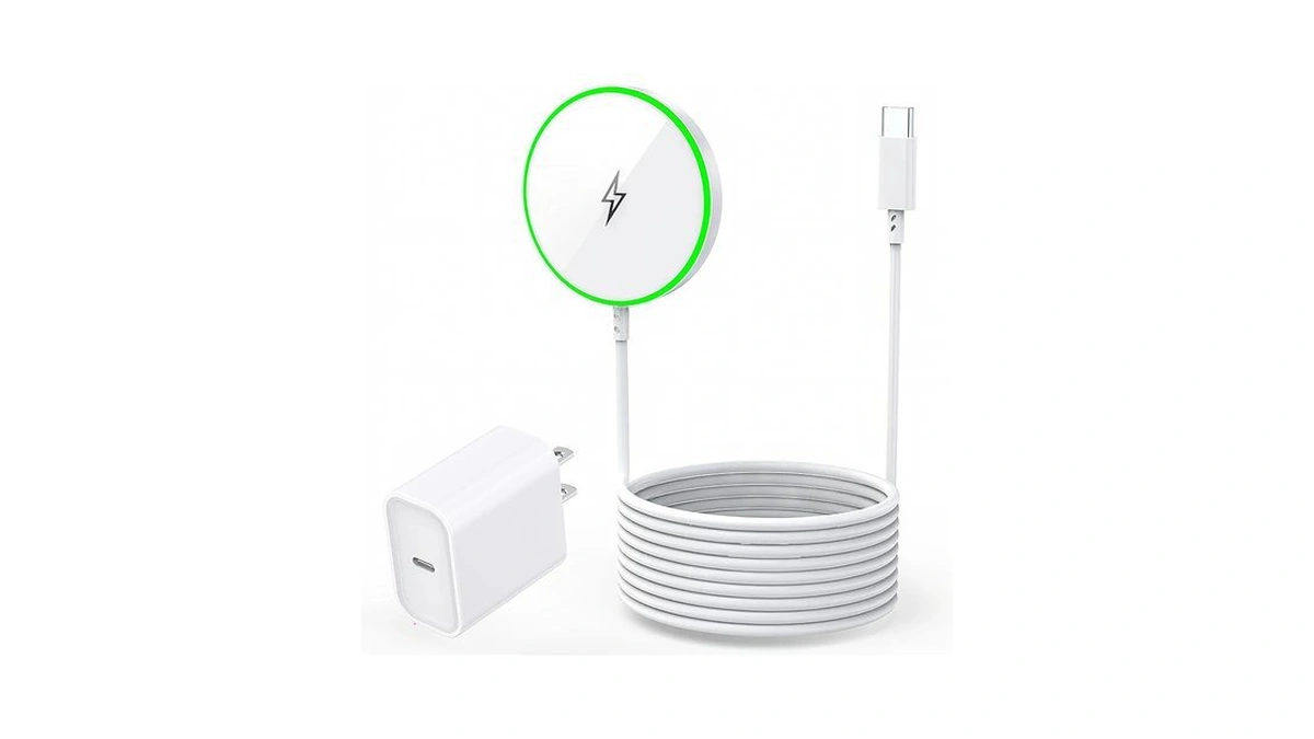 Magnetic Wireless Charger For Iphone 17 With Led Light,10ft Long