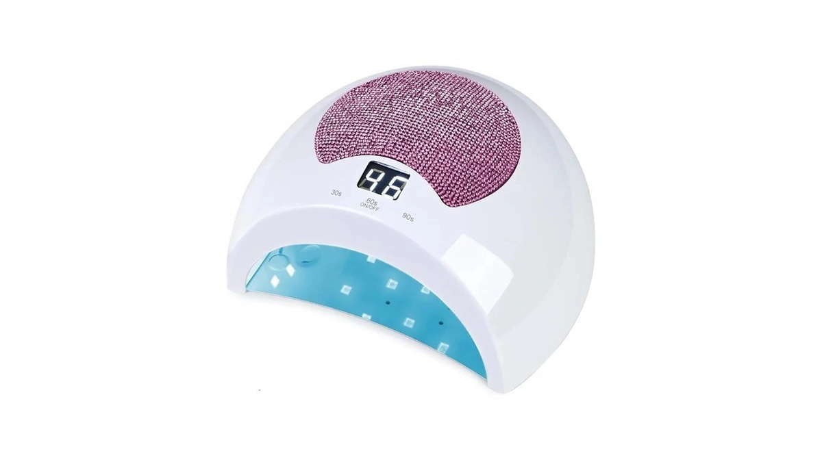 Okasiuv Rechargeable Uv Led Nail Lamp With Diamond Design &