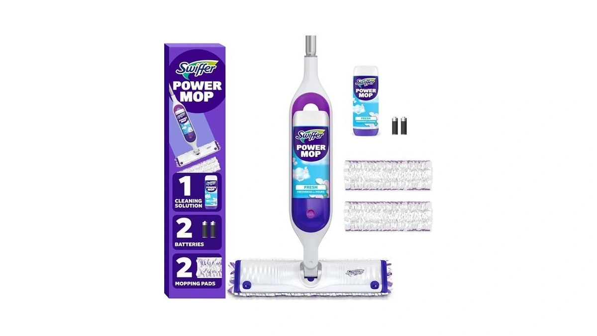 Swiffer Powermop Mopping Kit For Floor Cleaning, Set Includes 1