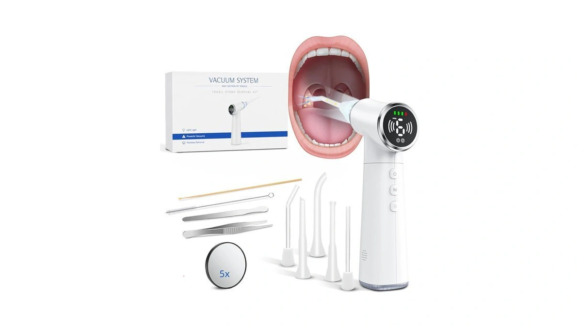 Upgraded Tonsil Stone Remover Tool, Upgraded Electric Tonsil Stone Removal