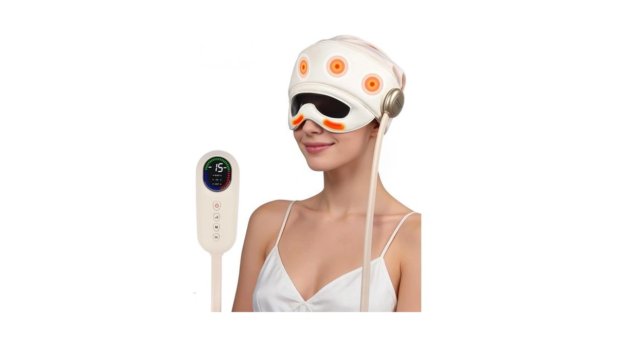 Lovhomdecr Head And Eye Electric Massager, Eye Massager With Heat