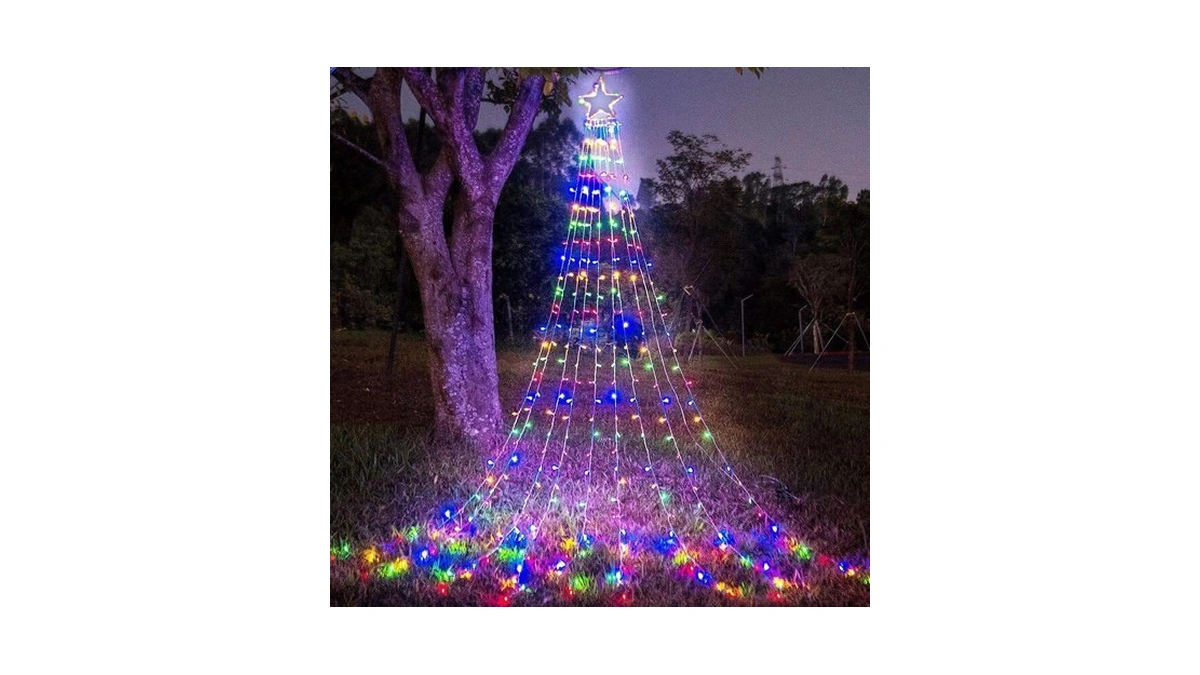 Christmas Decoration Lights, Outdoor Christmas String Lights 320 Led 11.5ft