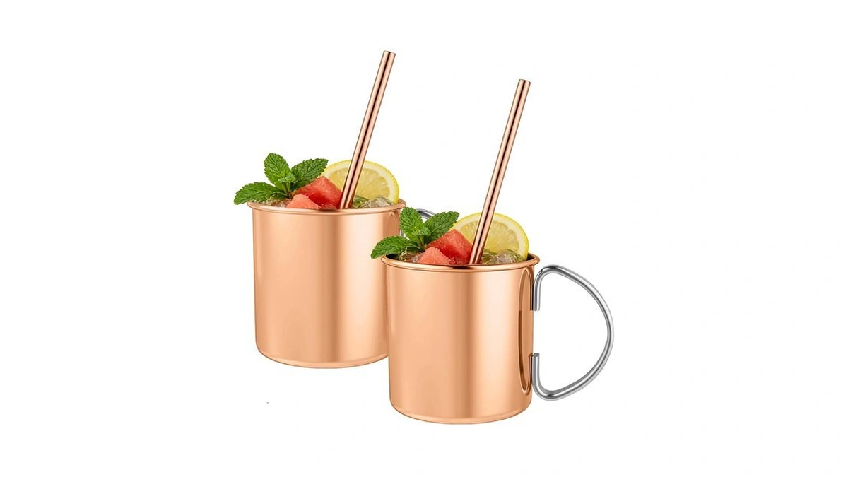 Tj Moscow Mule Mugs Set Of 2 15 Oz Copper