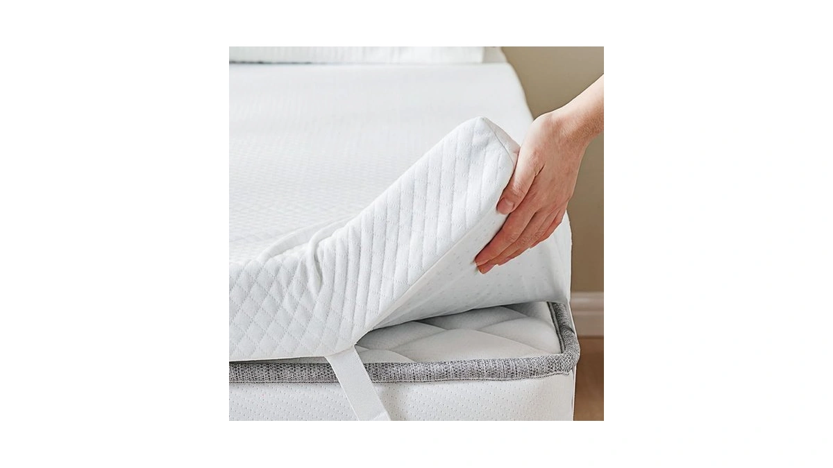 Dumos 4 Inch Full Memory Foam Mattress Topper Pad With