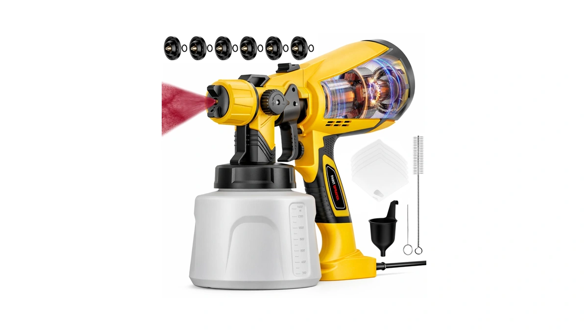 Paint Sprayer For House Painting, Electric Spray Paint Gun, Stain