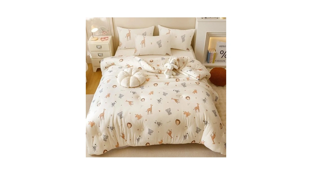 Morromorn Super Soft Comforters Queen Size Bed Set, 3 Pcs