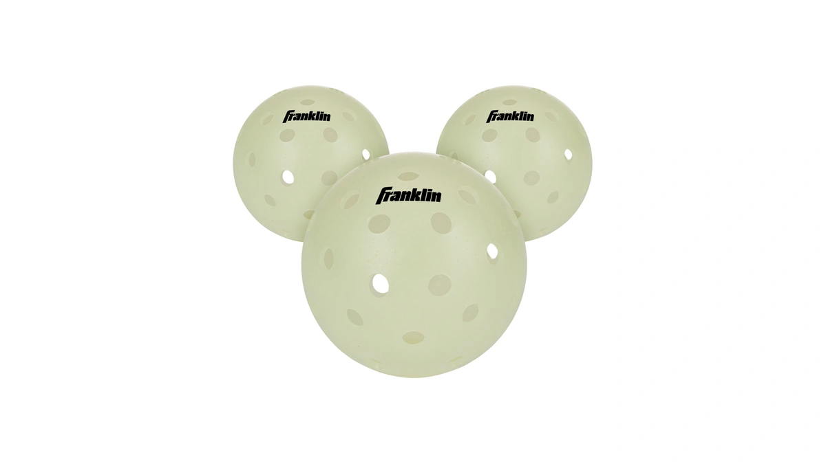 Franklin Sports X-40 Glow In The Dark Night Pickleballs -