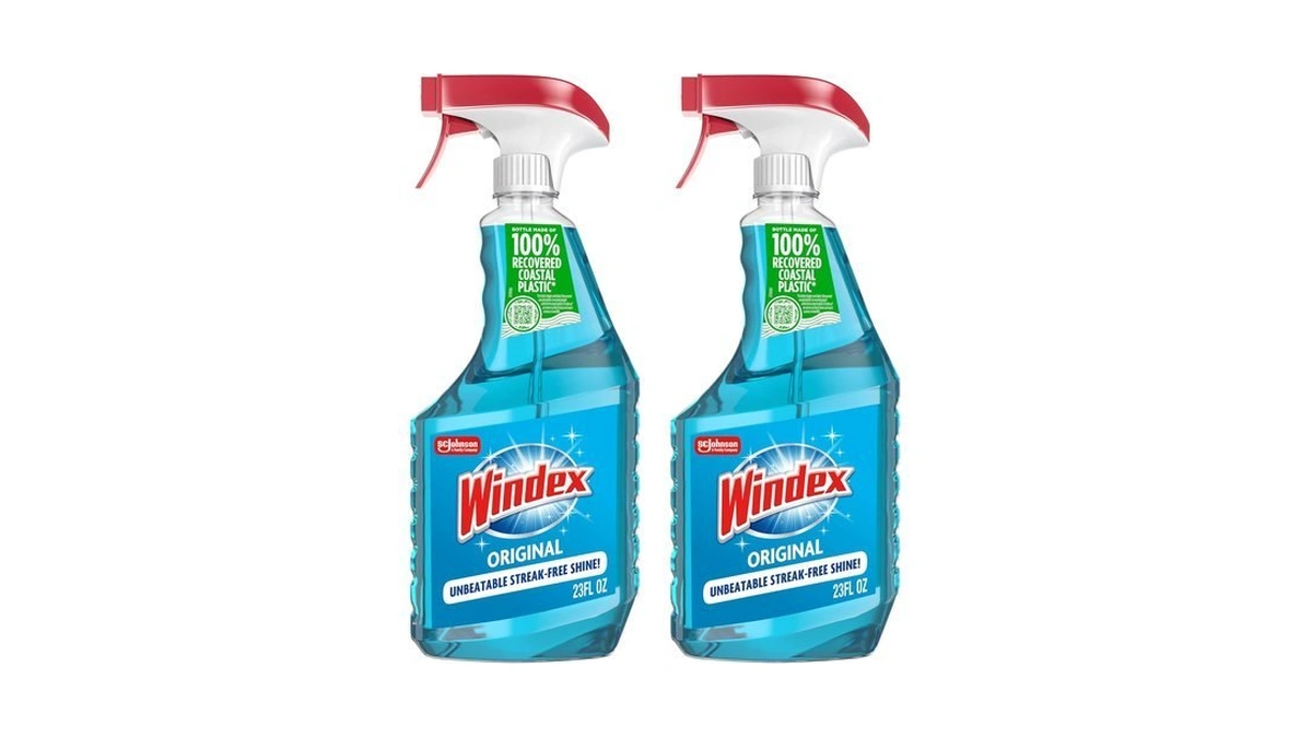 Windex Glass And Window Cleaner Spray Bottle, Packaging Designed To