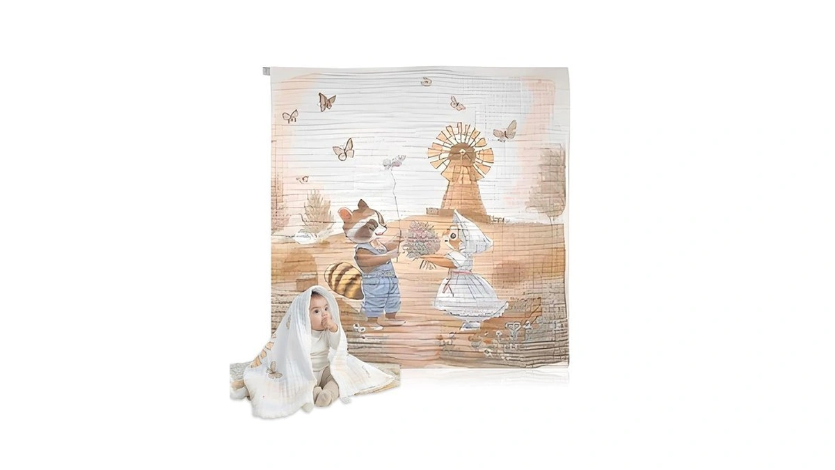 Tinytotsjoy Baby Bath Towels, Super Soft Cotton Receiving Blanket For