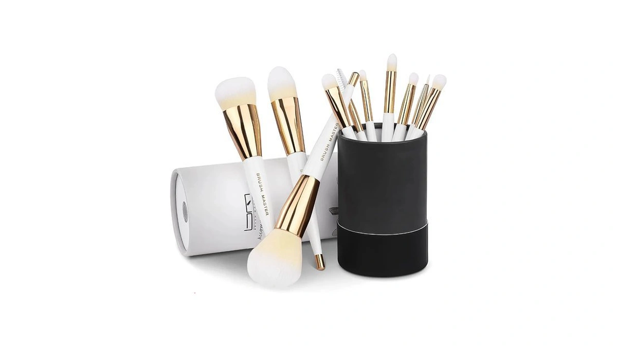 Brush Master Makeup Brushes Set 10pcs Professional Kabuki Foundation Eyeshadow