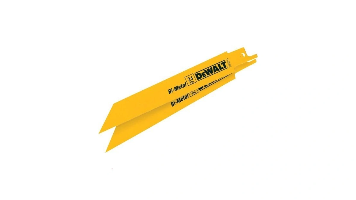 Dewalt Reciprocating Saw Blades, Straight Back, 6-inch, 24 Tpi, 2-pack