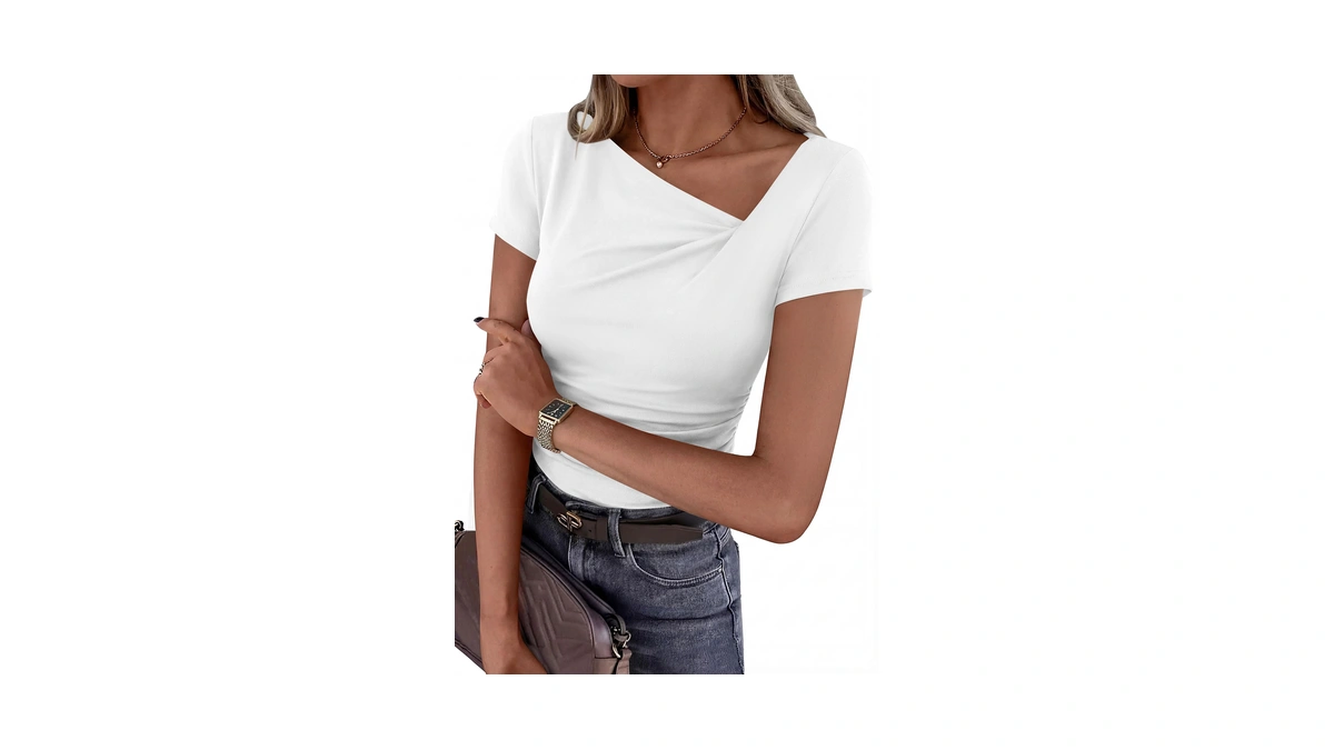 Prettygarden Women Summer Trendy Asymmetrical...