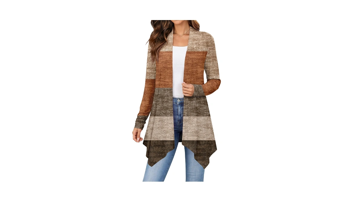 Zeagoo Lightweight Cardigan For Women Long Sleeve Open Front Cardigans