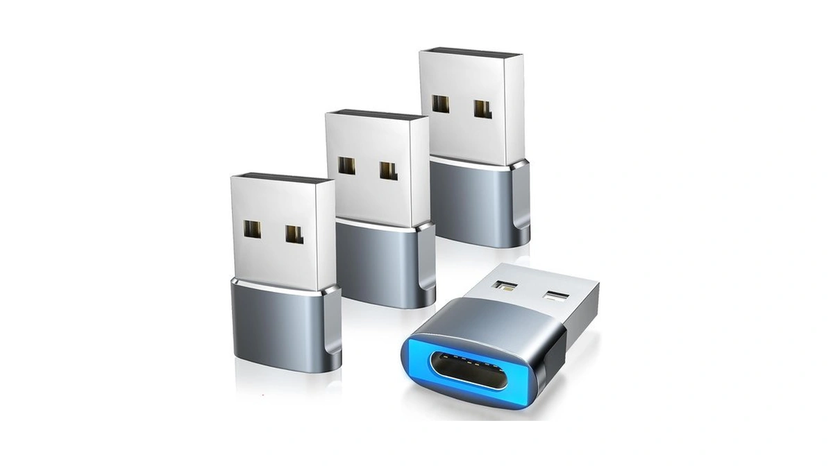Timovo Usb To Usb C Adapter With Led Light With