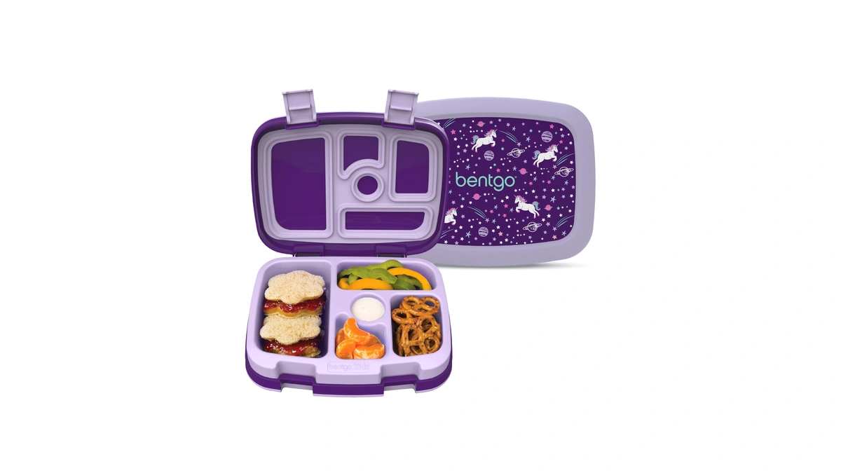 Bentgo Kids Prints Leak-proof 5-compartment Bento-style Kids Lunch Box