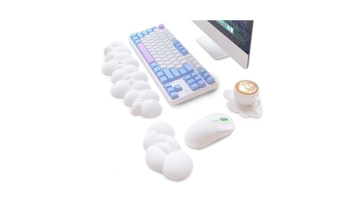Attack Shark Cloud Mouse Pad Wrist Support And Keyboard Wrist