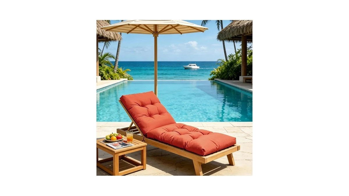 Lcyy.tg Outdoor Lounge Chair Cushions, 74.4 X 22 X 4.7