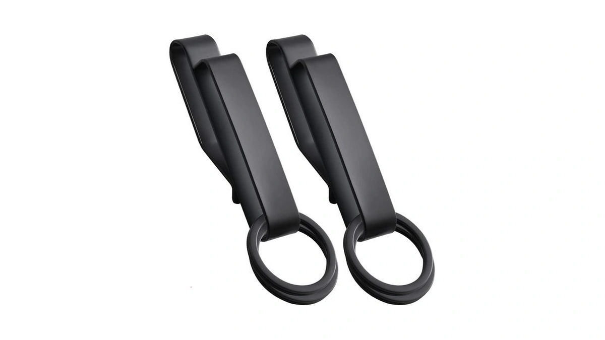 Abnaok 2pcs Duty Belt Key Holder, Handcuff Key Holder, Belt