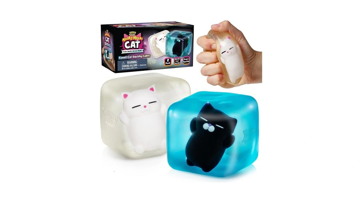 Yoya Toys Mushymochi Cat – Squishy Cubes 2-pack – Fidget