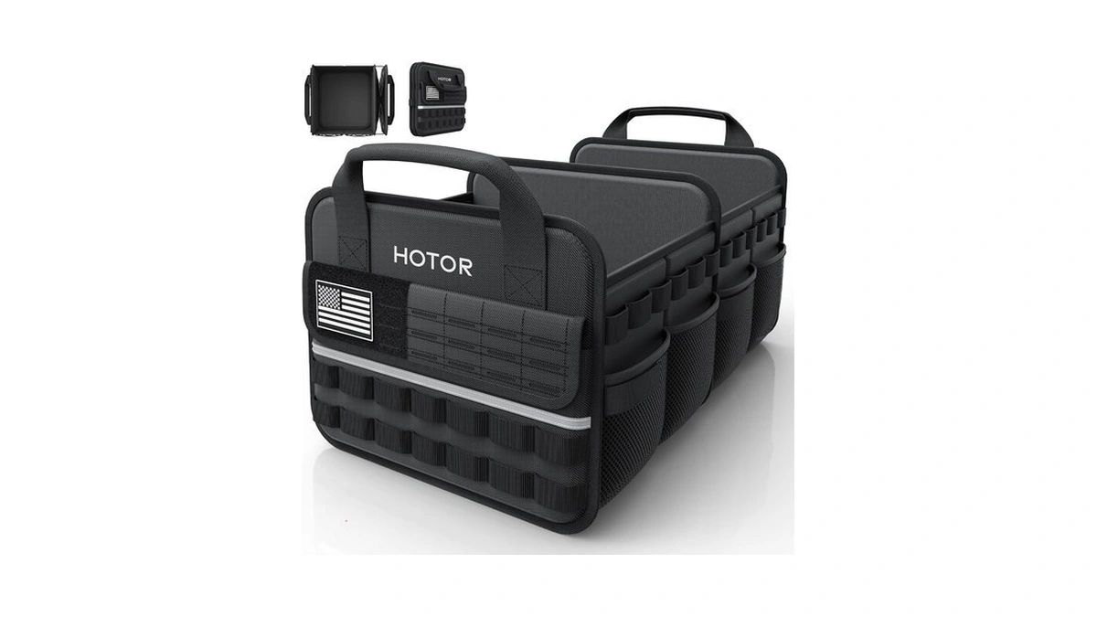 Hotor Tactical Trunk Organizer - Car Storage With Front Molle