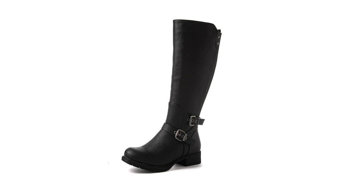 Globalwin Women's Knee High Fashion Boots Black Boots For Women