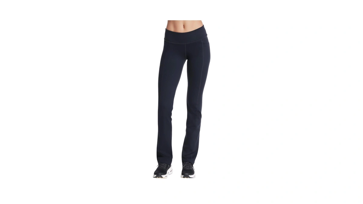 Skechers Women's Go Walk Og Mid Rise Pants, Black, Xx-large