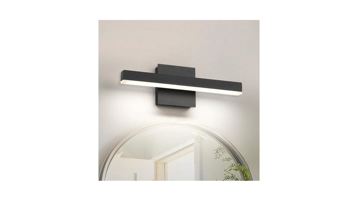 Joossnwell Black Bathroom Vanity Light Fixtures, Led Bathroom Lighting Bar