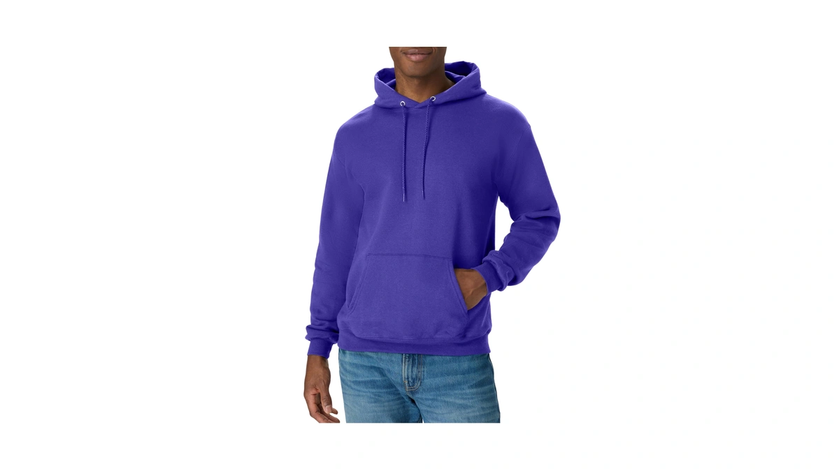 Hanes Mens Ecosmart Hoodie, Midweight Fleece Sweatshirt, Pullover Hooded For,