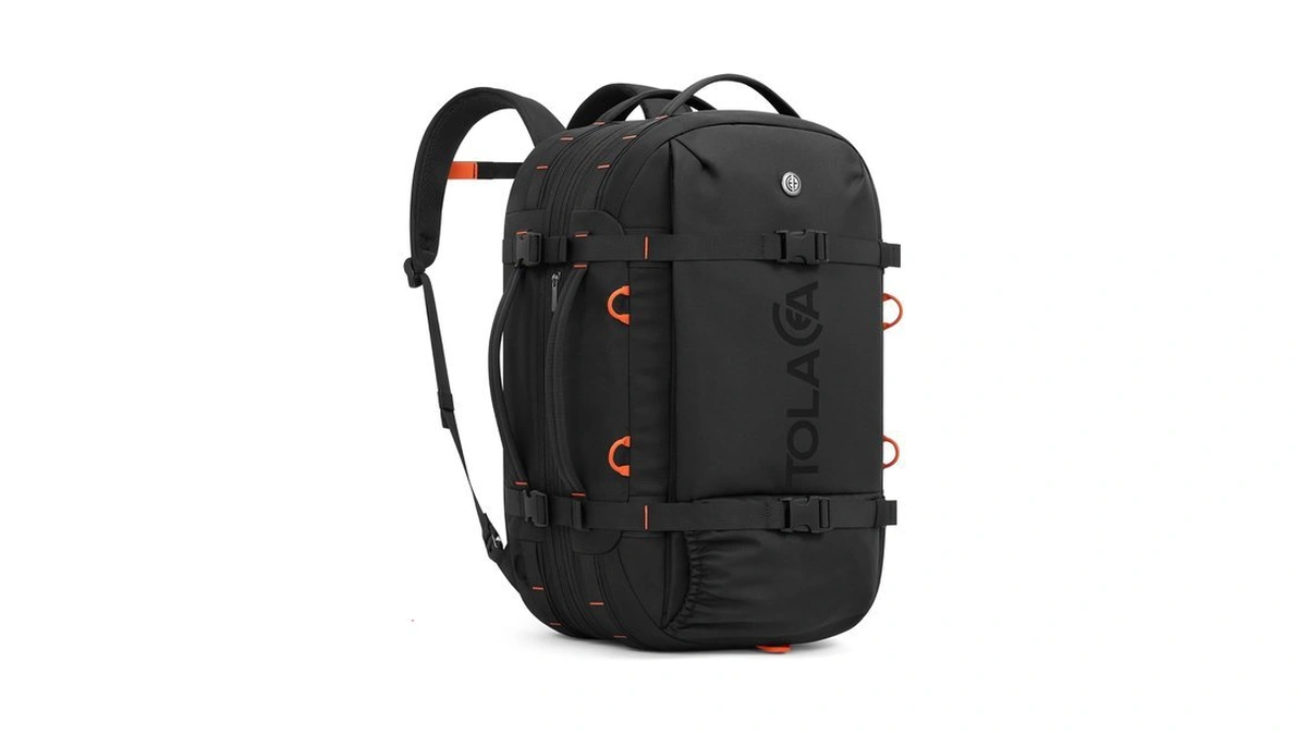 Tolaccea Travel Backpack 40-50l, 16" Laptop Carry On Duffle For